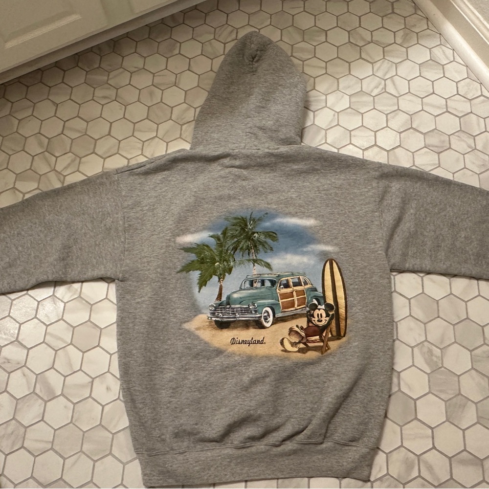 Vintage Disney Mickey Mouse Surfer Hoodie